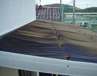 Exchange Of Corrugated Plate In Terrace And Carport